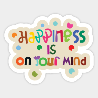 happiness Sticker